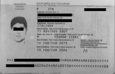 'Сохта Италия паспортли эронликлар юртимизга киришга уринди'ning rasmi