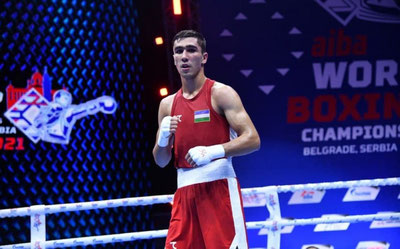 'Бокс: Абдумалик Халаков жаҳон чемпионатини кумуш медаль билан якунлади'ning rasmi