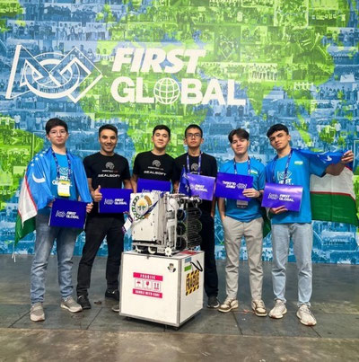 Изрображение 'Школьники из Узбекистана заняли 3-е место на чемпионате мира по робототехнике'