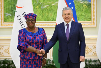 Изрображение 'Гендиректор ВТО поддержала усилия Узбекистана по вступлению страны в организацию'