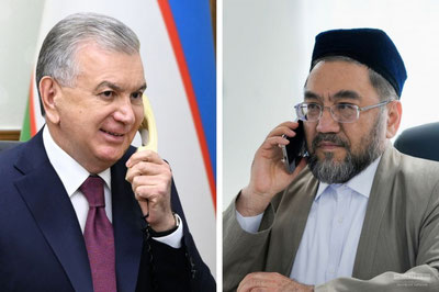 Изрображение 'Глава государства переговорил по телефону с муфтием Узбекистана'