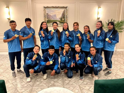 Изрображение 'Узбекские спортсмены завоевали 10 наград в первый день ЧА по гребле на байдарках и каноэ'