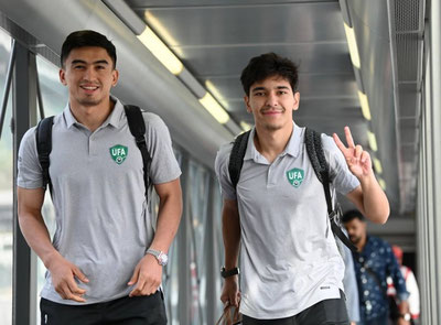 Изрображение 'Олимпийская сборная Узбекистана по футболу прибыла в Доху для участия в Кубке Азии U23'
