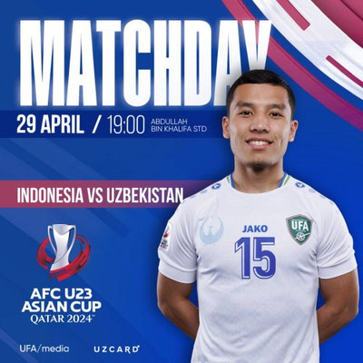 Изрображение 'Сегодня олимпийская сборная Узбекистана выступит в полуфинале Кубка Азии-U23'