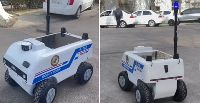 Изрображение 'Улицы Ташкента будет патрулировать четырехколесный робот?'