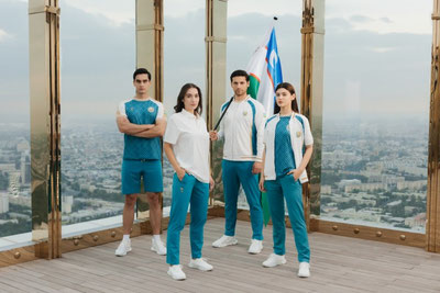 Изрображение 'Презентована спортивная экипировка спортсменов Узбекистана на Олимпиаде в Париже'