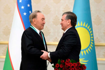 'Shavkat Mirziyoev Nursulton Nazarboevni tug`ilgan kuni bilan tabrikladi'ning rasmi