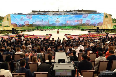 'Tadbir ochilishida Prezident Shavkat Mirziyoev nuqt so`zladi'ning rasmi
