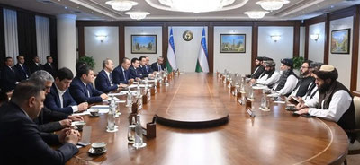 Изрображение 'Премьер-министр Узбекистана принял делегацию из Афганистана'