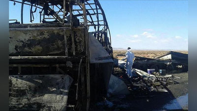 Изрображение 'НАЗВАНА ПРИЧИНА  ВОЗГОРАНИЯ АВТОБУСА С ГРАЖДАНАМИ УЗБЕКИСТАНА'