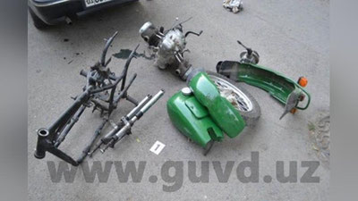 Изрображение 'ДВОЕ ПАРНЕЙ УГНАЛИ МОТОЦИКЛ В ТАШКЕНТЕ И РАЗОБРАЛИ НА ЗАПЧАСТИ'