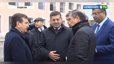 Изрображение 'ВТОРОЙ ДЕНЬ ВИЗИТА ПРЕЗИДЕНТА УЗБЕКИСТАНА В ХОРЕЗМ (ВИДЕО)'