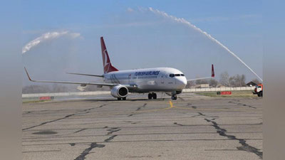 Изрображение 'САМАРКАНД ПРИНЯЛ ПЕРВЫЙ САМОЛЕТ TURKISH AIRLINES ИЗ СТАМБУЛА (ФОТО)'