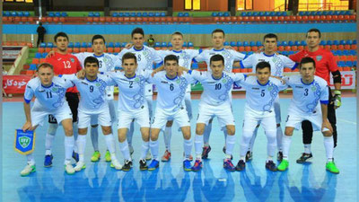 Изрображение 'СБОРНАЯ ПО ФУТЗАЛУ ДОСРОЧНО ЗАВОЕВАЛА ПУТЕВКУ НА ЧЕМПИОНАТ АЗИИ'