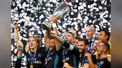 '“REAL MADRID” UEFA SUPERKUBOGINI QO`LGA KIRITDI (VIDEO) 'ning rasmi