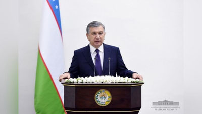 Изрображение 'ПРЕЗИДЕНТ УЗБЕКИСТАНА В СУРХАНДАРЬИНСКОЙ ОБЛАСТИ (ВИДЕО)'