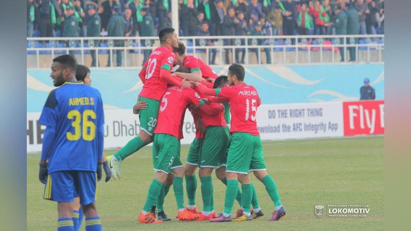 Изрображение 'СТОЛИЧНЫЙ "ЛОКОМОТИВ" РАЗГРОМИЛ "АЛЬ-ВАХДА" НА СТАРТЕ ЛЧА-2018'