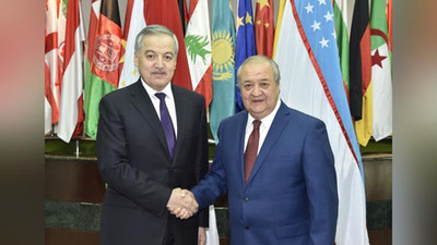 Изрображение 'АБДУЛАЗИЗ КАМИЛОВ ПРОВЕЛ ВСТРЕЧУ С ТАДЖИКСКИМ КОЛЛЕГОЙ'