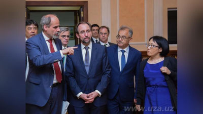 Изрображение 'ВЕРХОВНЫЙ КОМИССАР ООН ПО ПРАВАМ ЧЕЛОВЕКА ПРОВЕЛ ВСТРЕЧИ В ТАШКЕНТЕ'