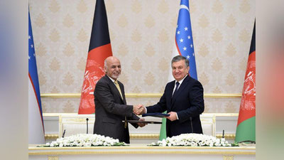 Изрображение 'УЗБЕКИСТАН И АФГАНИСТАН ПОДПИСАЛИ 20 ДОКУМЕНТОВ И 40 ЭКСПОРТНЫХ КОНТРАКТОВ'