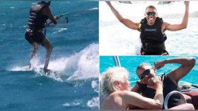'​Барак Обама дўсти билан жаннатмакон оролда дам олмоқда (Фото)'ning rasmi
