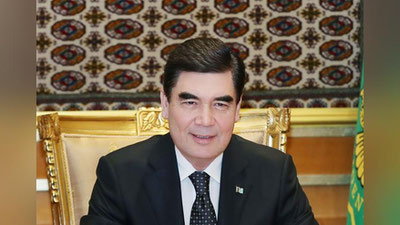 Изрображение 'ТУРКМЕНСКИЙ ЛИДЕР НАПРАВИЛ ПРИВЕТСТВИЕ УЧАСТНИКАМ ВЫСТАВКИ "MADE IN UZBEKISTAN"'