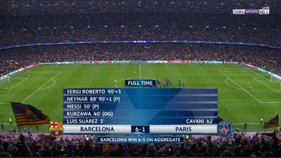 Изрображение 'СОЦСЕТИ ОТРЕАГИРОВАЛИ НА НЕВЕРОЯТНУЮ ПОБЕДУ "БАРСЕЛОНЫ" (ВИДЕО)'