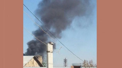 Изрображение 'В ТАШКЕНТЕ ВОЗГОРАНИЕ ПЛАСТМАССЫ В ЦЕХУ ПРИНЯЛИ ЗА ПОЖАР НА РЫНКЕ ДЖАМИ'