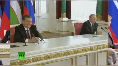 Изрображение 'КРЕМЛЕВСКИЙ ДИКТОР РАССМЕШИЛ ГЛАВ УЗБЕКИСТАНА И РОССИИ (ВИДЕО)'