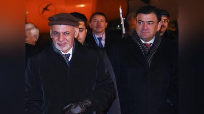 Изрображение 'АШРАФ ГАНИ ПРИБЫЛ В ТАШКЕНТ'