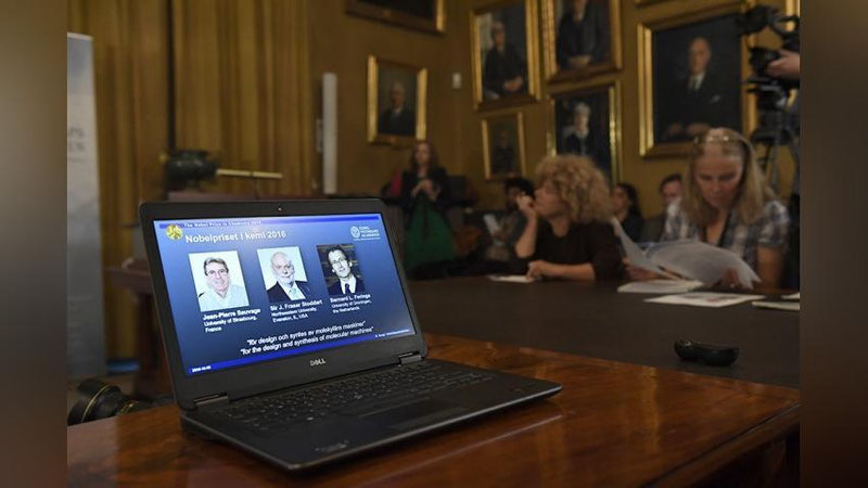 Изрображение 'НОБЕЛЕВСКУЮ ПРЕМИЮ ПО ХИМИИ ПРИСУДИЛИ ЗА МОЛЕКУЛЯРНЫЕ МАШИНЫ'