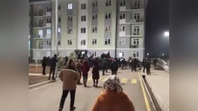 Изрображение 'В Сырдарье нашли распространителей слухов о прорыве водохранилища (видео)'