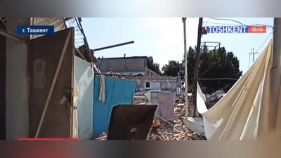 Изрображение 'На ташкентском телевидении показали последствия мощного взрыва в Сергели (видео)'
