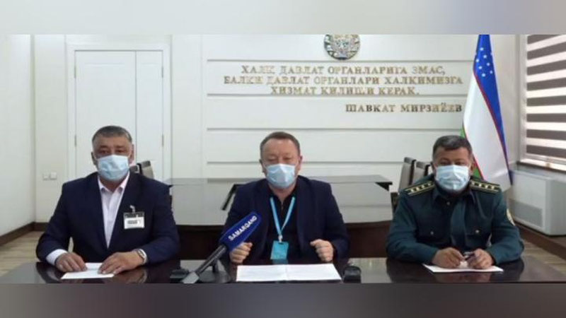 Изрображение 'Самарканд ужесточает карантин: видео брифинга с участием хокима'