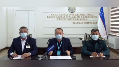 Изрображение 'Самарканд ужесточает карантин: видео брифинга с участием хокима'