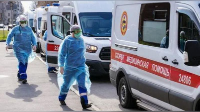 Изрображение 'Россия вышла на третье место в мире по числу заболевших коронавирусом'