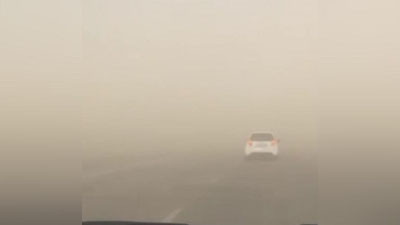 Изрображение 'Видео: сильный ветер и пыльная буря в Ташкентской области'