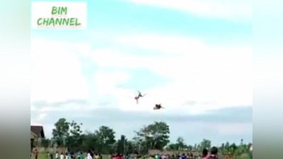 Изрображение 'В Индонезии воздушный змей унес в небо 12-летнего мальчика: видео падения (18+)'