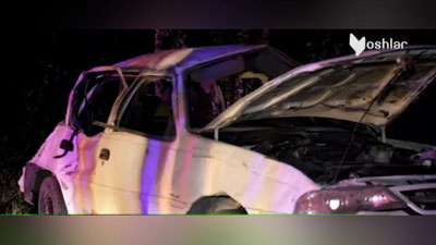 Изрображение 'На трассе в Ферганской области перевернулась "Нексия": погибли 3 человека (видео)'