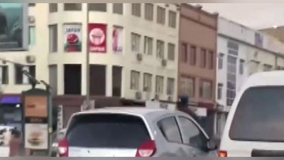 Изрображение 'В Андижане водитель, прокативший сотрудника ДПС на капоте, пойдет под суд (видео)'