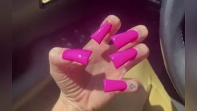 Изрображение 'В моду входит новый тренд - "утиные ногти" (видео)'