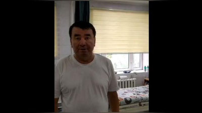 Изрображение 'Хоким Сурхандарьи записал видеообращение из больничной палаты (видео)'