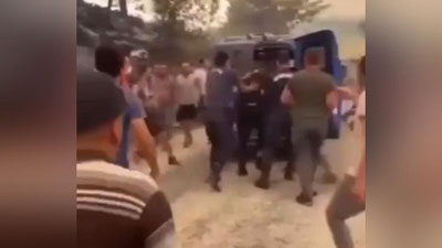 Изрображение 'Предполагаемого поджигателя лесов в Турции едва спасли от линчевания (видео)'