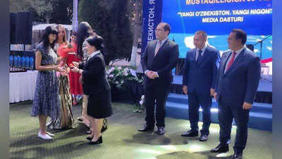 Изрображение 'Медиафестиваль "Озод юрт тулкинлари": награждены члены НАЭСМИ, журналисты и блогеры'