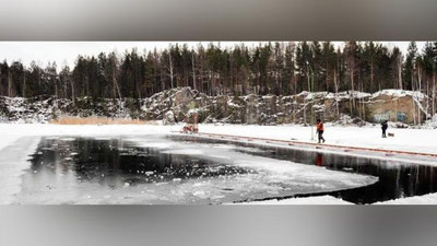 Изрображение 'Под Рязанью двое мальчиков из Узбекистана погибли, провалившись под лед'