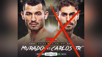 Изрображение 'Отменен поединок Махмуда Мурадова с Антонио Карлосом'