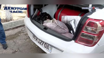 Изрображение 'В Ташкенте остановили автомобиль с 612 кг непригодного к употреблению мяса (видео)'