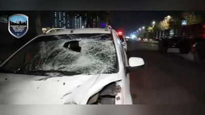 Изрображение 'Водитель автомобиля "Спарк" насмерть сбил пешехода на Юнусабаде (видео)'