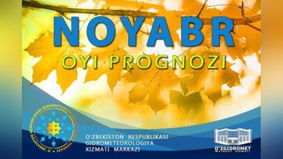 Изрображение 'В Узгидромете рассказали, каким бывает ноябрь в Узбекистане'
