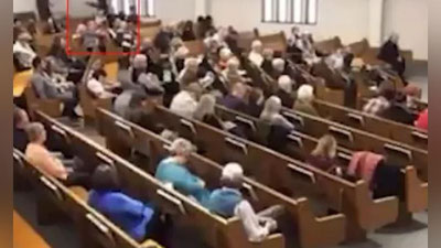 Изрображение 'Стрельба в церкви Техаса попала на видео'